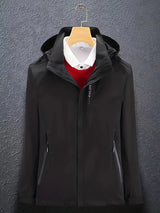 Damska stylowa kurtka narciarska z kapturem