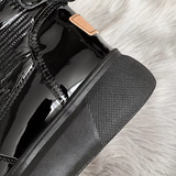 Wodoodporne krótkie botki damskie z ociepleniem