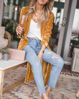 Długi i stylowy kardigan damski