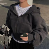 Damska casualowa bluza z kapturem