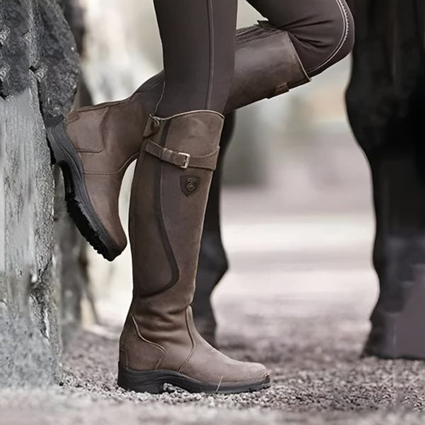 Wysokie wodoodporne buty dla kobiet