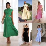 Sleeveless Open Back Maxi Dress