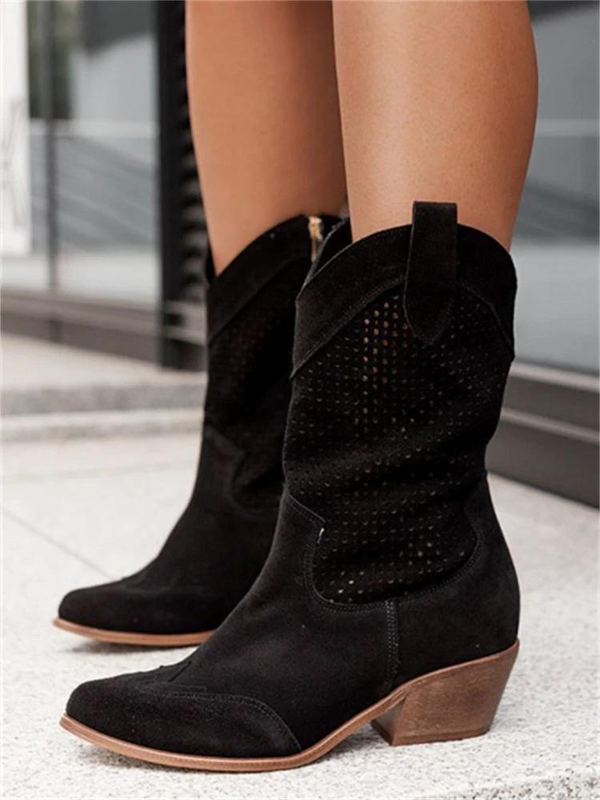 Klasyczne buty damskie z oddychającą cholewką