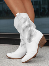 Klasyczne buty damskie z oddychającą cholewką