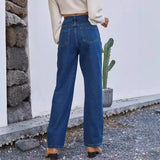 Casualowe jeansy mom dla kobiet