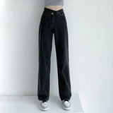 Stylowe jeansy damskie z wysokim stanem