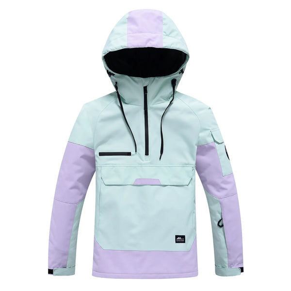 Nowoczesna kurtka narciarska unisex z kapturem