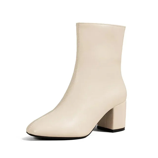 Damskie buty dirndl z bocznym zamkiem