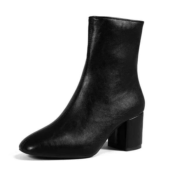 Damskie buty dirndl z bocznym zamkiem