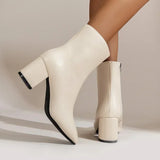 Damskie buty dirndl z bocznym zamkiem