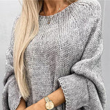 Stylowy sweter z grubym splotem dla kobiet