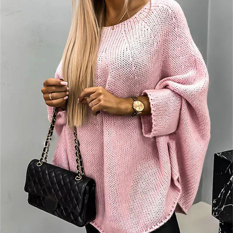 Stylowy sweter z grubym splotem dla kobiet