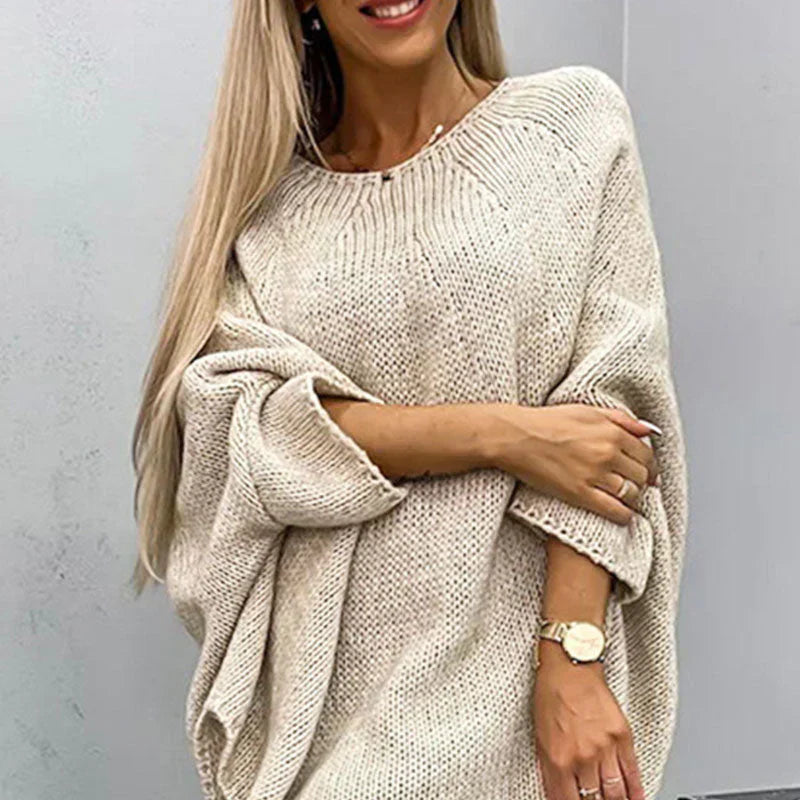 Stylowy sweter z grubym splotem dla kobiet