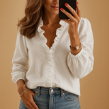 Ruffle Detail Summer Blouse